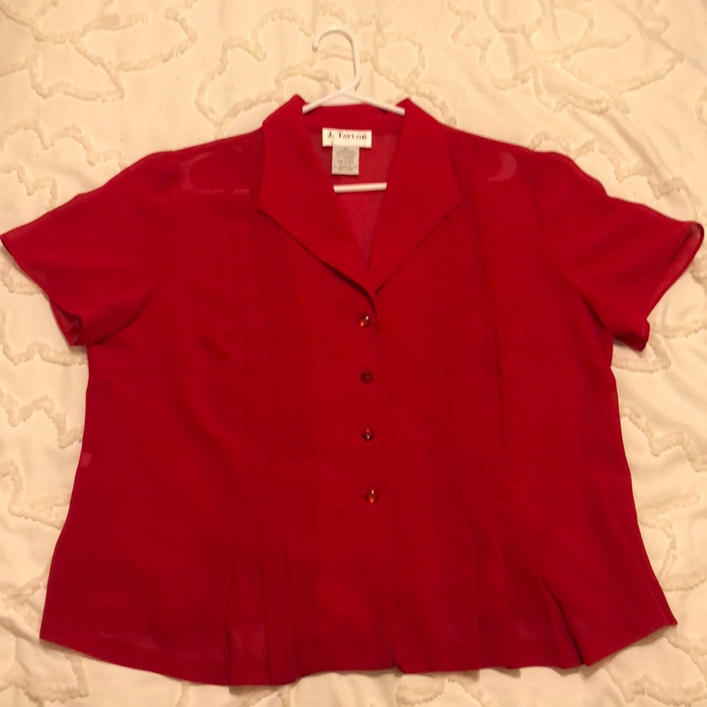 J.Taylor Red shirt size 18WP